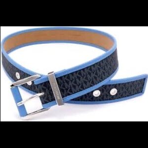 Michael Kors Blue and Black Women's Belt